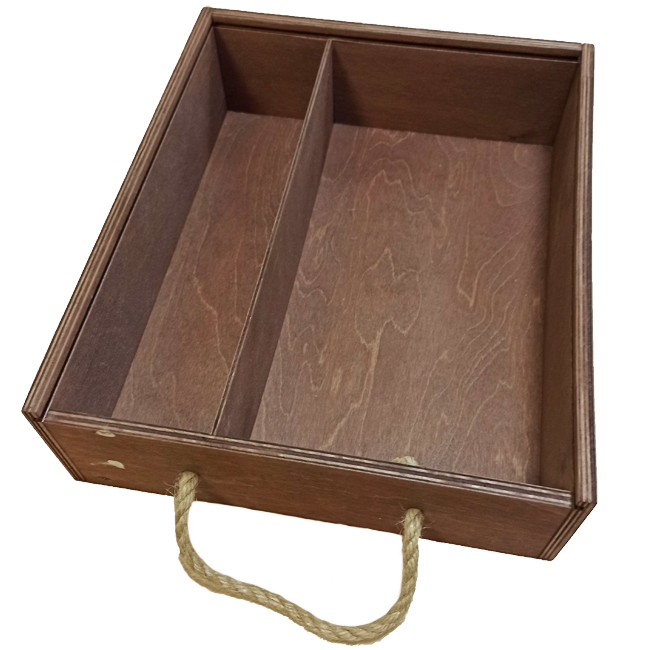 Ящик подарочный с крышкой, 30 х 35 х 9,5 см деревянный