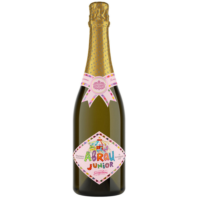 ПРЕДЗАКАЗ - Детское шампанское сокосодержащее Абрау Джуниор Розовое 750 мл