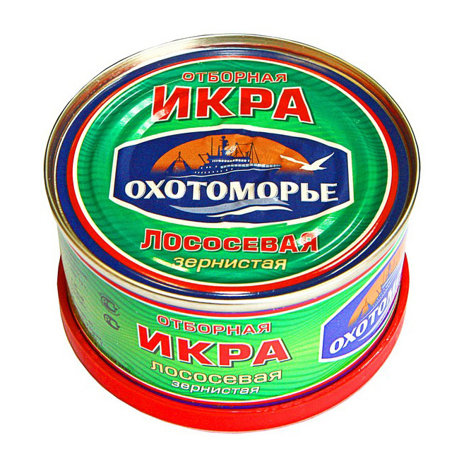 Икра красная лососевая (кета) 130 г зернистая 