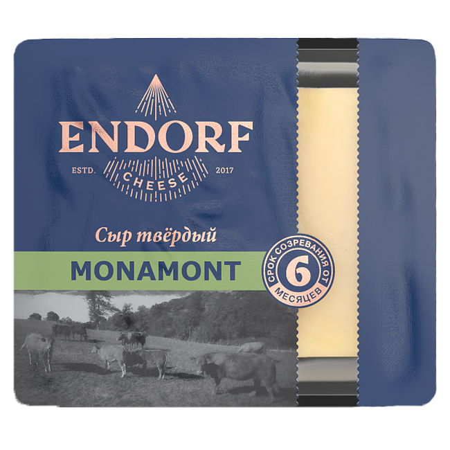 Сыр твердый Монамонт 200 г (срок годн.18.05) Endorf