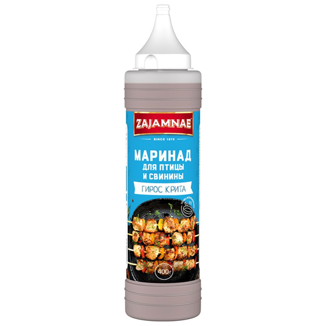 Маринад жидкий на основе растительныз масел "Гирос крита" 400 г ZAJAMNAE