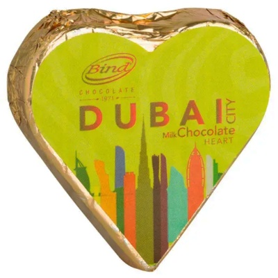 Молочный шоколад "Дубай" с фисташковой начинкой и тестом кадаиф 25 г BIND