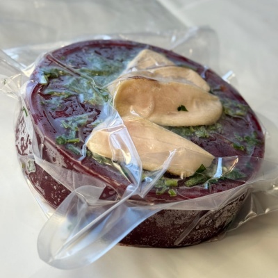 Борщ с цыпленком и зеленью 700 г (порция на 2 чел) замороженный