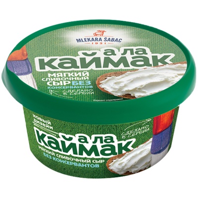 Сыр мягкий А ла Каймак 150 г Млекара Шабац