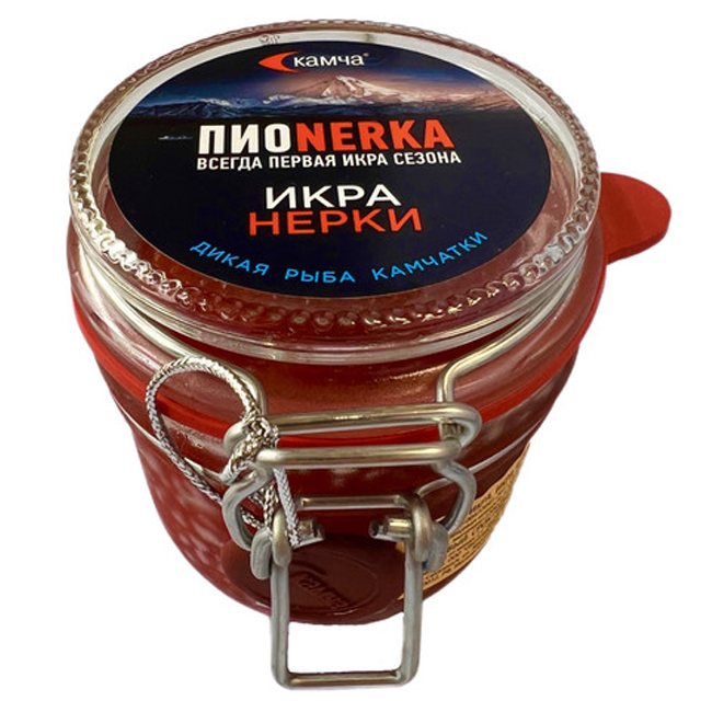 Икра красная лососевая (нерка) 480 г КАМЧА