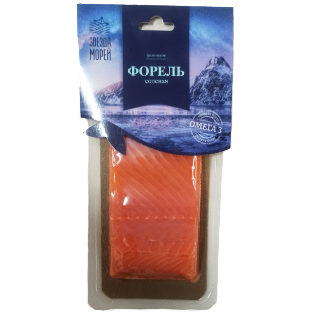 Филе форели слабосоленой 200 г  Звезда морей