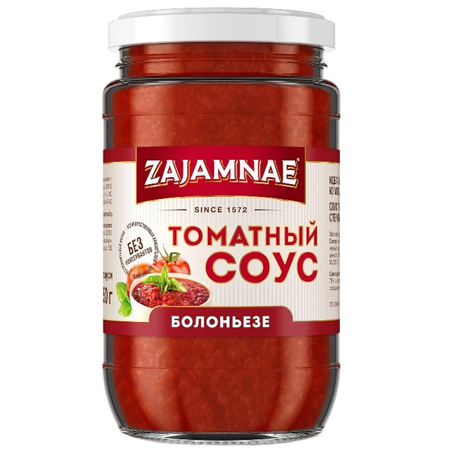 Соус томатный "Болоньезе" 370 г ZAJAMNAE 