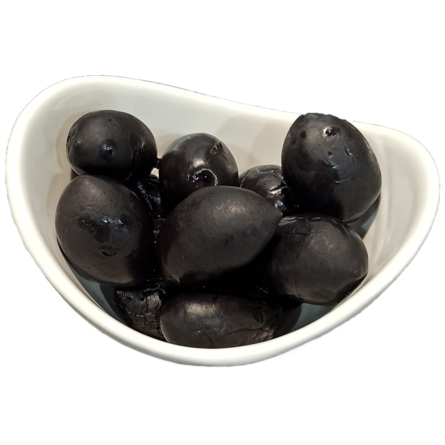 Оливки чёрные (маслины) с косточкой (весовые) Atlas