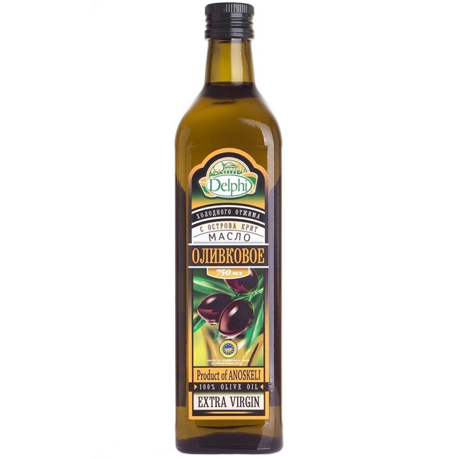 Масло оливковое нерафинированное 750 мл Delphi