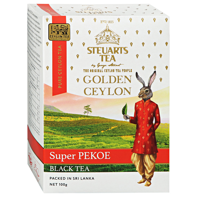 Чай черный "SUPER PEKOE" 100 г Steuarts Tea