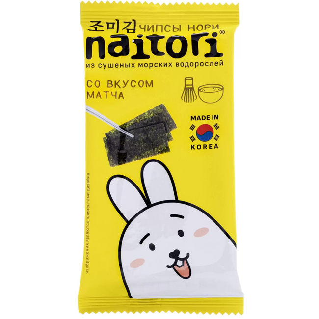 Чипсы нори со вкусом матча 3 г NAITORI