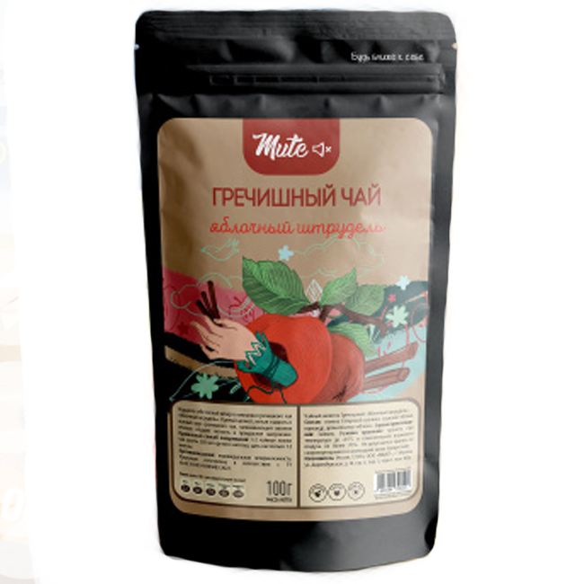 Чай Гречишный “Яблочный штрудель” 100 г Mute