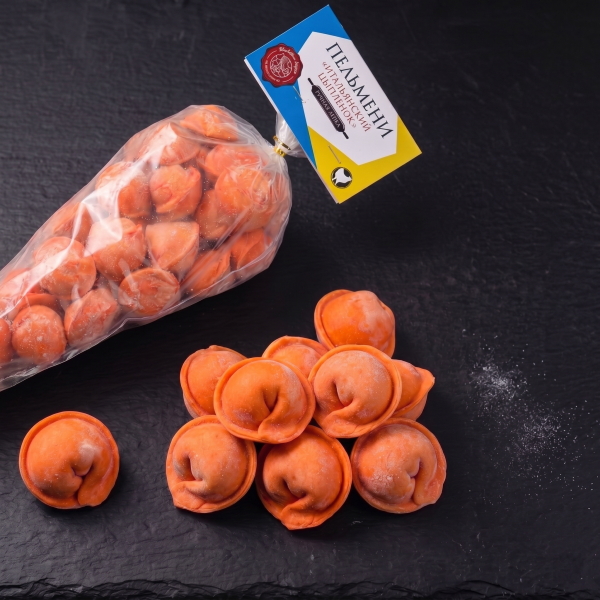 Пельмени "Итальянский цыпленок" ручной лепки 500 г замороженные 