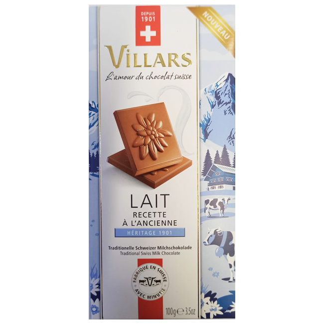 Молочный шоколад 32% 100 г Villars