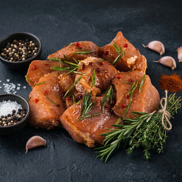 Шашлык из свинины в красном вине (весовой) охлажденный