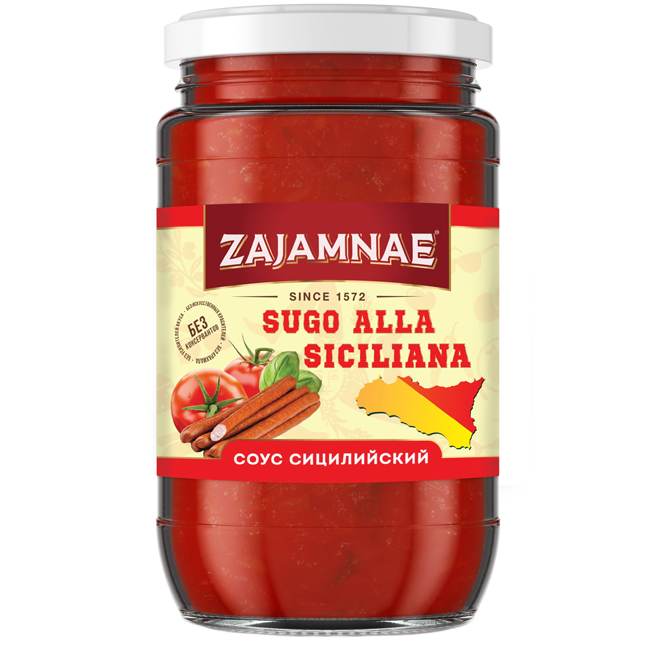 Соус томатный "Сичильяно" 370 г ZAJAMNAE 