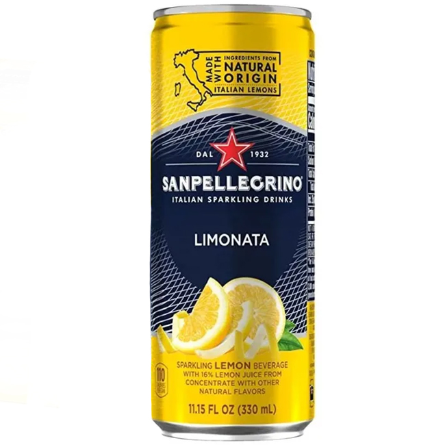 Напиток Sanpellegrino с соком Limonata лимонный 330 мл газированный