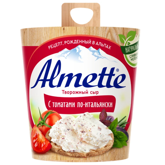 Сыр творожный с томатами по-итальянски 150 г Almette