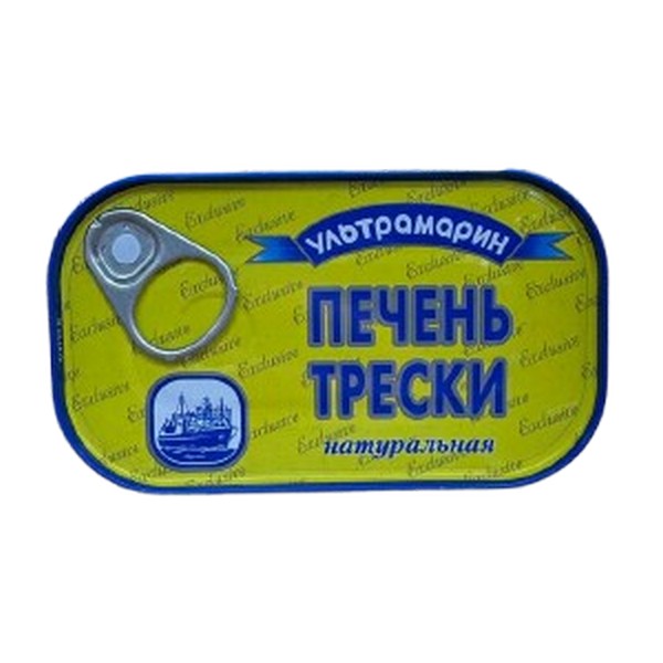 Печень трески  атлантической 120 г Ультрамарин