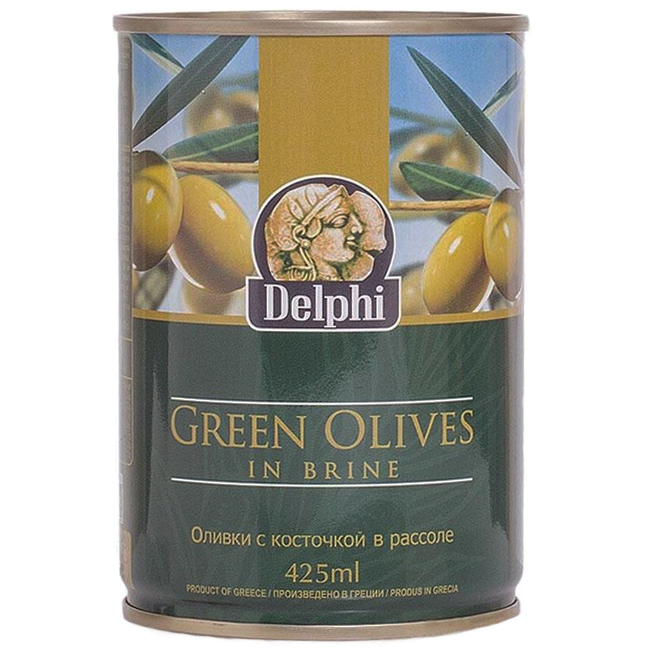 Оливки с косточкой Superior 400 г Delphi 
