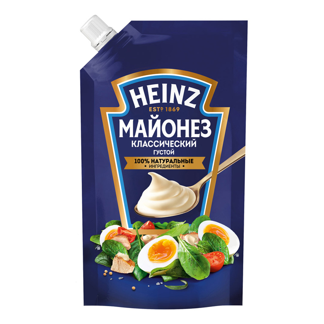 Майонез 67% "Классический" (дой-пак) 500 г Heinz
