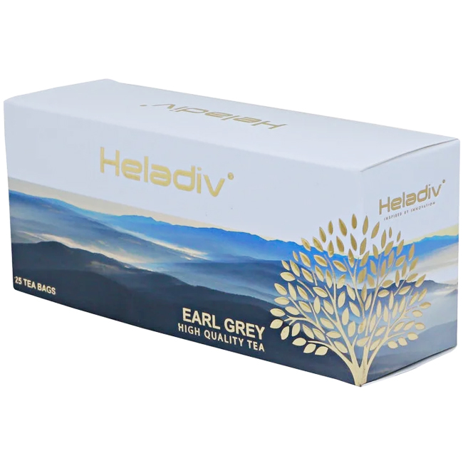 Чай черный "EARL GREY" 25 х 2 г HELADIV