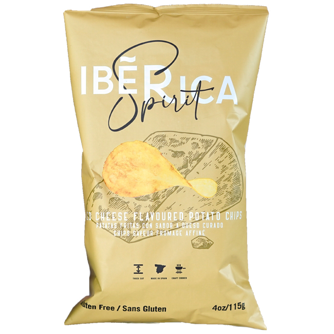 Картофельные чипсы со вкусом выдержанного сыра 115 г IBERICA