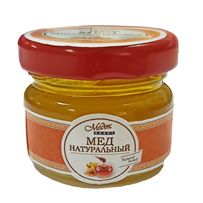 Мед натуральный цветочный 40 г Медок Honey