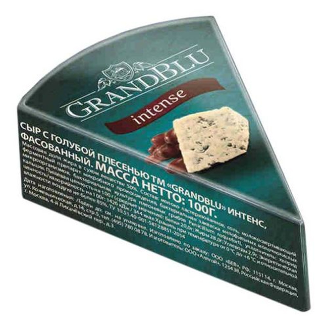 Сыр Интенс 100 г(срок годн.28.10) GrandBlu