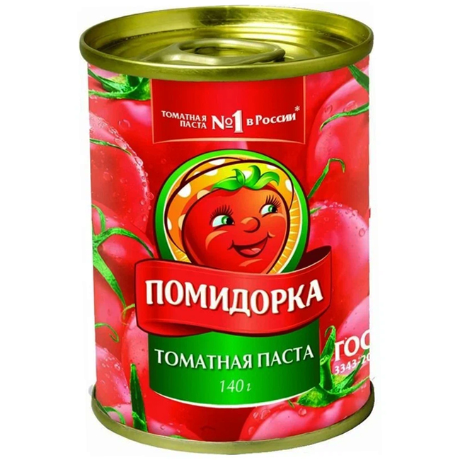 Паста томатная 140 г Помидорка
