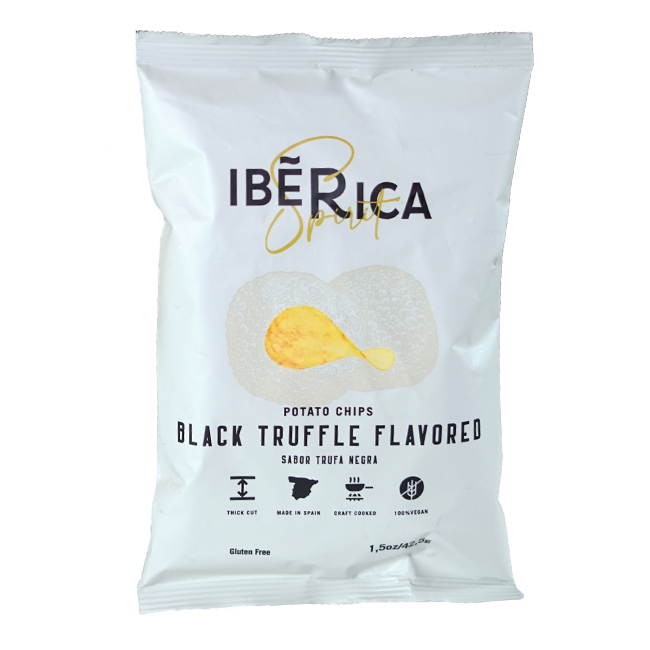 Картофельные чипсы со вкусом черного трюфеля 42,5 г IBERICA