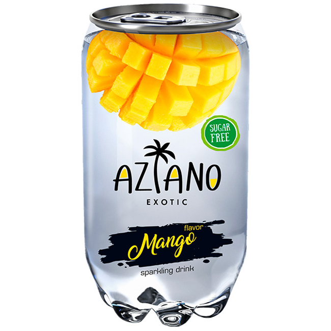 Напиток Aziano Манго 350 мл газированный