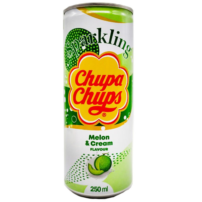 Напиток Chupa Chups Дыня со сливкими 250 мл газированный