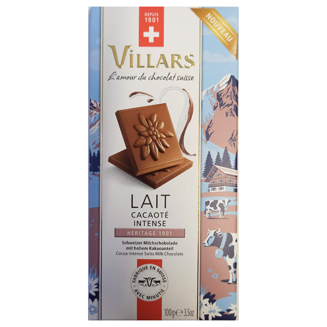 Молочный шоколад 41% 100 г Villars