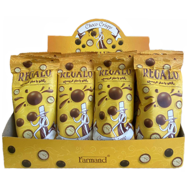 Шоколадное драже Хрустики в шоколаде REGALO 25 г х 16 шт