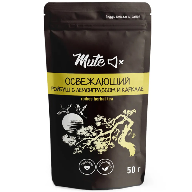 Чай Ройбуш “Освежающий” 50 г Mute