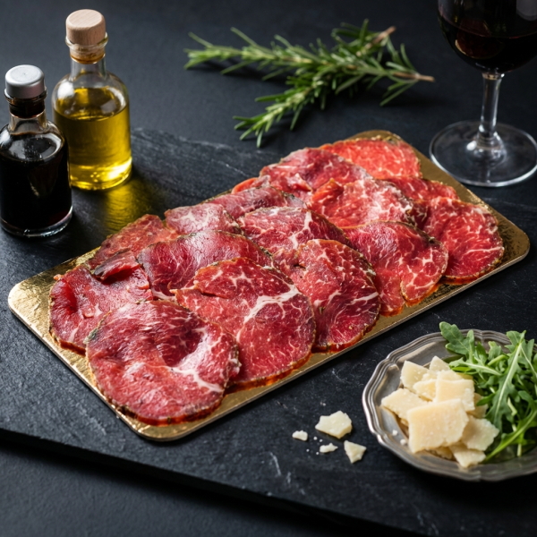 Карпаччо из говяжьей вырезки 55 г (нарезка, вакуум) замороженное