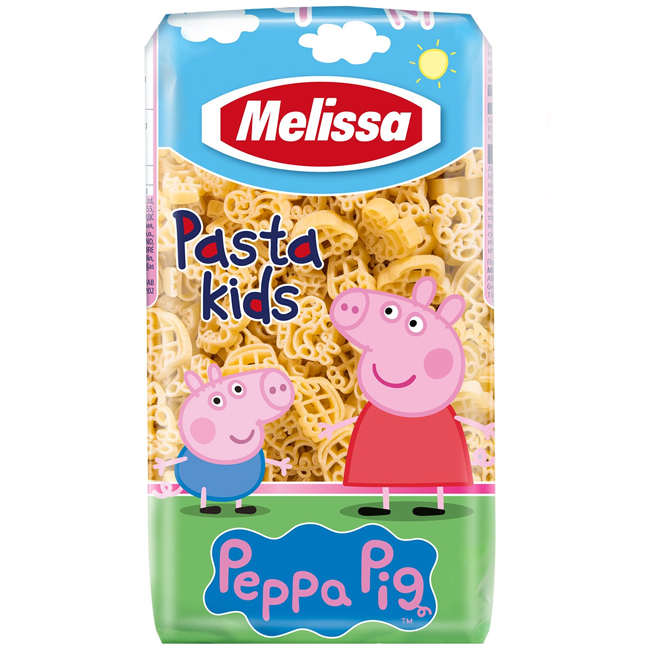 Макароны "Свинка Пеппа" (детские) 500 г Melissa