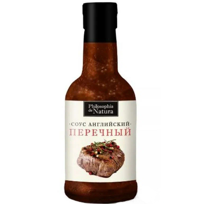 Соус английский "Перечный" 230 г Philosophia de Natura Соус английский "Перечный" 230 г Philosophia de Natura