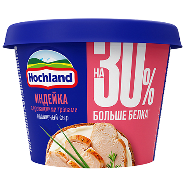 Сыр плавленый индейка с прованскими травами 230 г Hochland Сыр плавленый индейка с прованскими травами 230 г Hochland