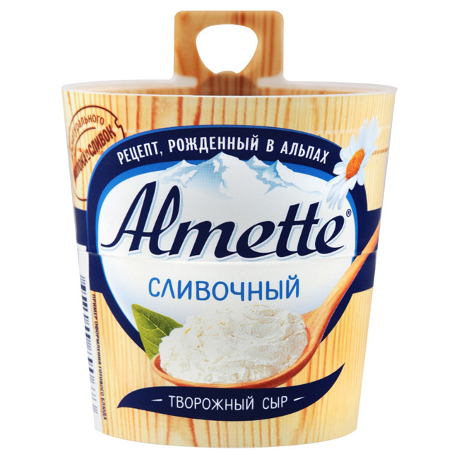 Сыр творожный Сливочный 150 г Almette