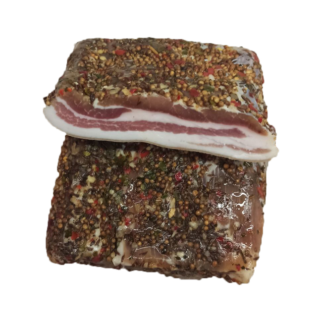 Грудинка "По-Крестьянски" (весовая) соленая охлажденная