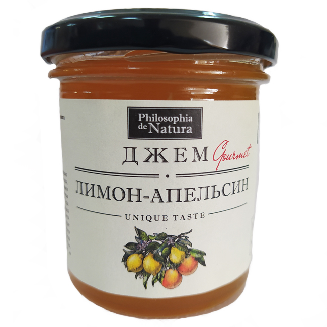 Джем Лимон-апельсин 180 г Philosophia de Natura Джем Лимон-апельсин 180 г Philosophia de Natura