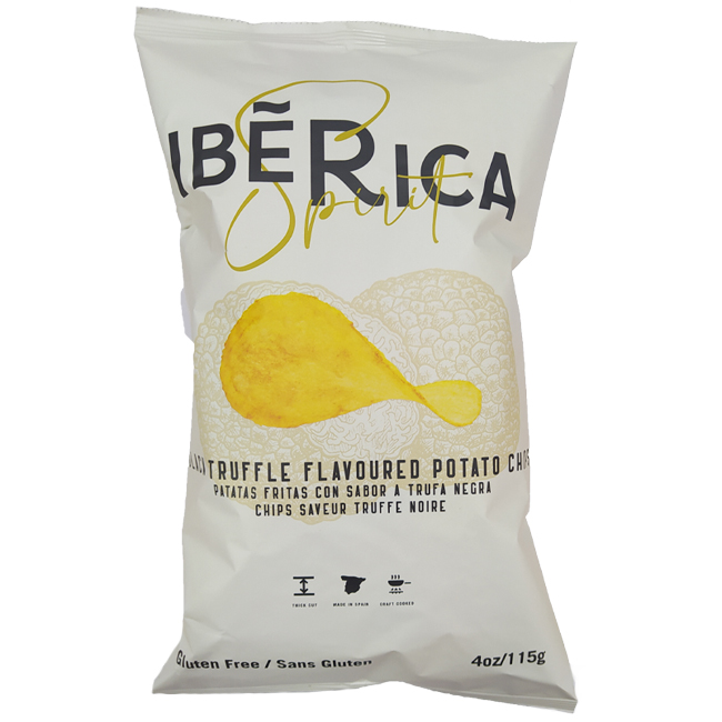 Картофельные чипсы со вкусом черного трюфеля 115 г (срок годн.07.05) IBERICA