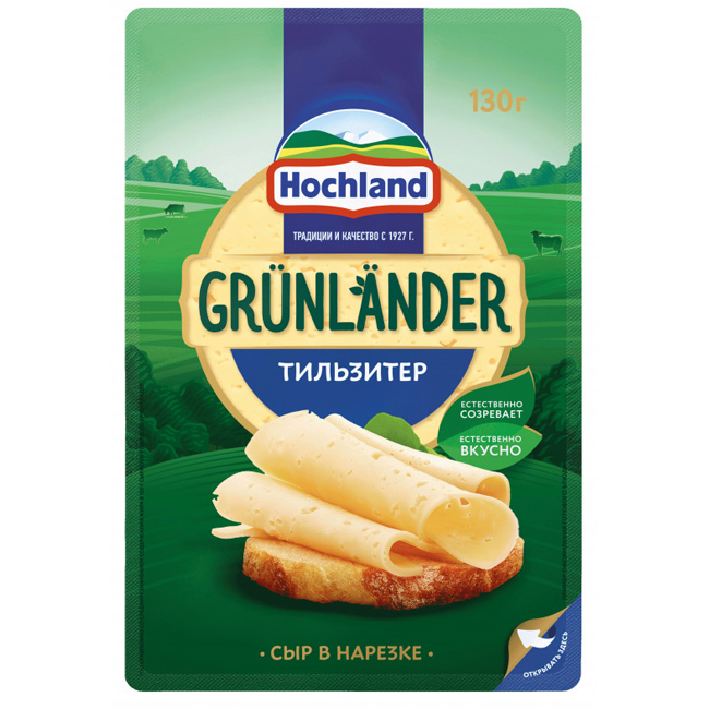 Сыр Тильзитер (нарезка) 130 г Hochland Сыр Тильзитер (нарезка) 130 г Hochland