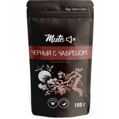 Чай черный c чабрецом (листовой) 100 г Mute Чай черный c чабрецом (листовой) 100 г Mute