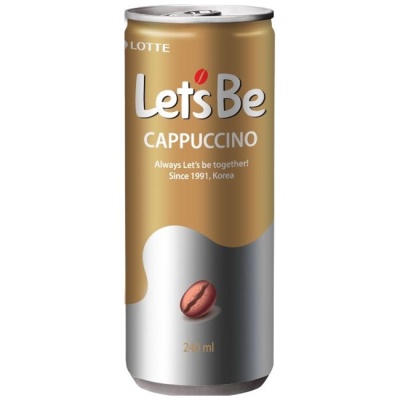Напиток кофейный Let's Be Cappuccino 250 мл Lotte Напиток кофейный Let's Be Cappuccino 250 мл Lotte