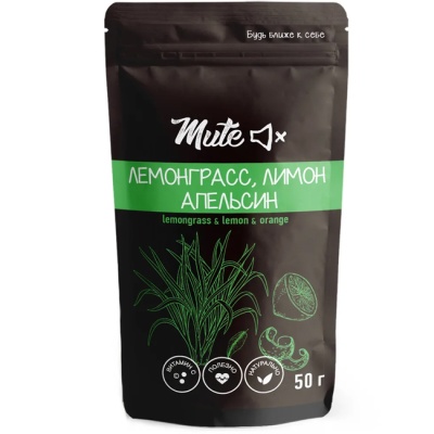 Чайный напиток “Лемонграсс-Лимон-Апельсин” 50 г Mute Чайный напиток “Лемонграсс-Лимон-Апельсин” 50 г Mute