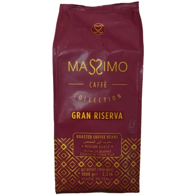 Кофе Gran Riserva (в зернах) 1000 г Massimo Кофе Gran Riserva (в зернах) 1000 г Massimo