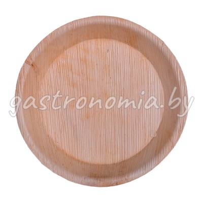 Глубокая круглая тарелка 25 см из пальмовых листьев Глубокая круглая тарелка 25 см из пальмовых листьев